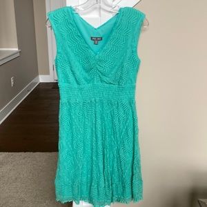 Sea green sleeveless dress
